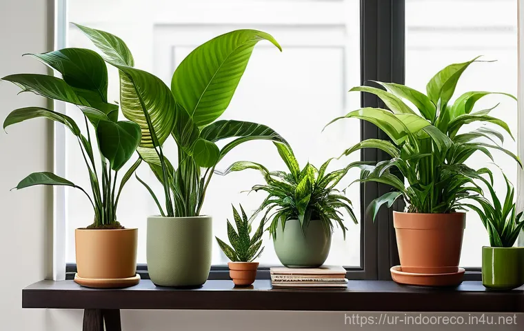 에너지 절약형 실내 생태계 구성 - **Prompt 1: Serene, Naturally Lit Living Space**
    "A bright and airy living room bathed in abunda...