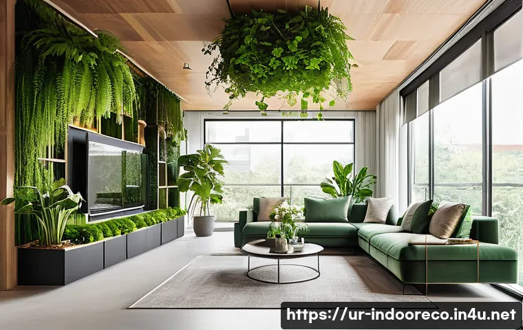 اپنے گھر کو قدرتی نخلستان بنائیں: ہریالی لانے کے 7 حیرت انگیز طریقے 4 자연 환경을 구현하는 실내 관련 이미지 2